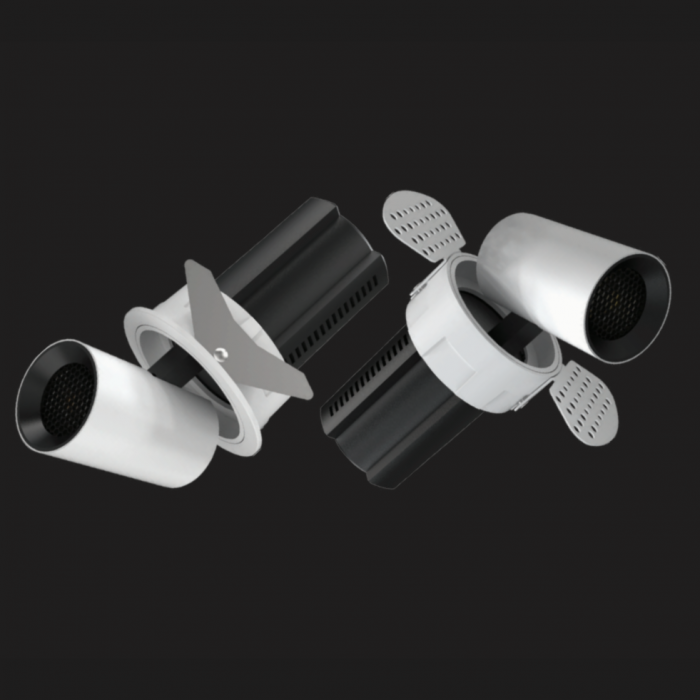 Litomatic Sapphire Tunable and Dimmable Pullout Spot Light